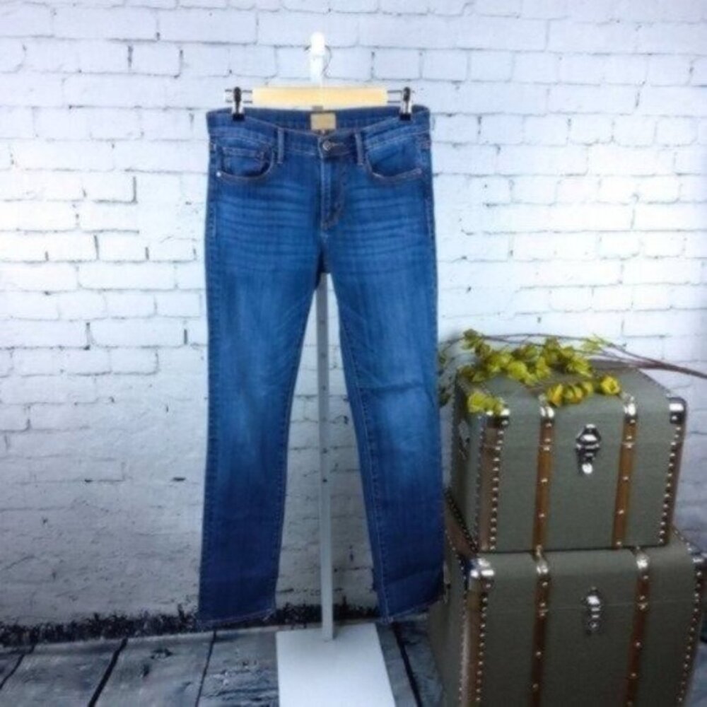 Driftwood Audrey Dark Wash Straight Leg Jeans Blue Size 28